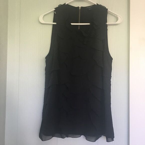 Ann Taylor medium black, dressy top, size medium - Picture 1 of 7